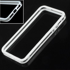 Белый силиконовый бампер для iPhone 5 - 5s