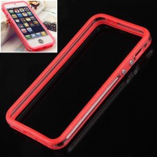 Красный силиконовый бампер для iPhone 5 - 5s