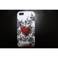 Чехол накладка сердечко для iPhone 5 - 5s