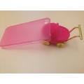 Ультратонкий розовый чехол для iPhone 4 - 4s