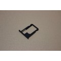 Слот - лоток - держатель для sim карт на iPhone 5 черный (Black) оригинальный с вырезом под турбосим