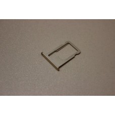 Слот - лоток - держатель для sim карт на iPhone 6 золотой (Gold) оригинальный с вырезом под турбосим