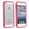 Темно-розовый силиконовый бампер для iPhone 4 - 4s