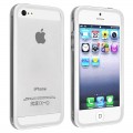 Белый силиконовый бампер для iPhone 4 - 4s