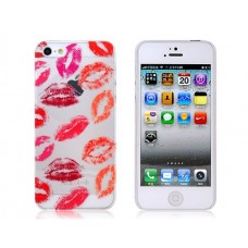Чехол накладка губы - поцелуи для iPhone 5 - 5s