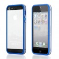Синий силиконовый бампер для iPhone 4 - 4s