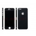 Карбоновые наклейки (комплект перед+зад+бока) 3D карбон для iPhone 4 - 4s